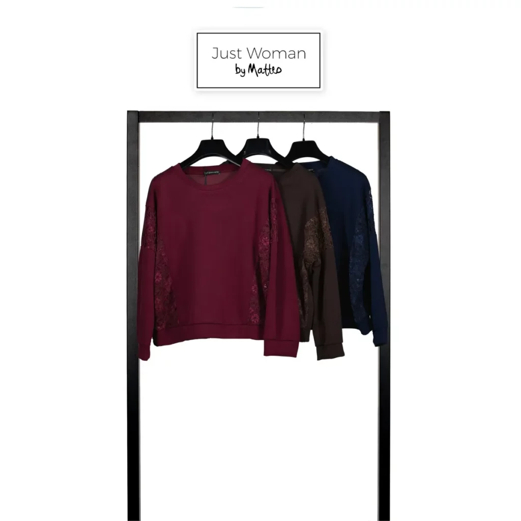 Just Woman By Matteo Kalanit pull bordeaux
