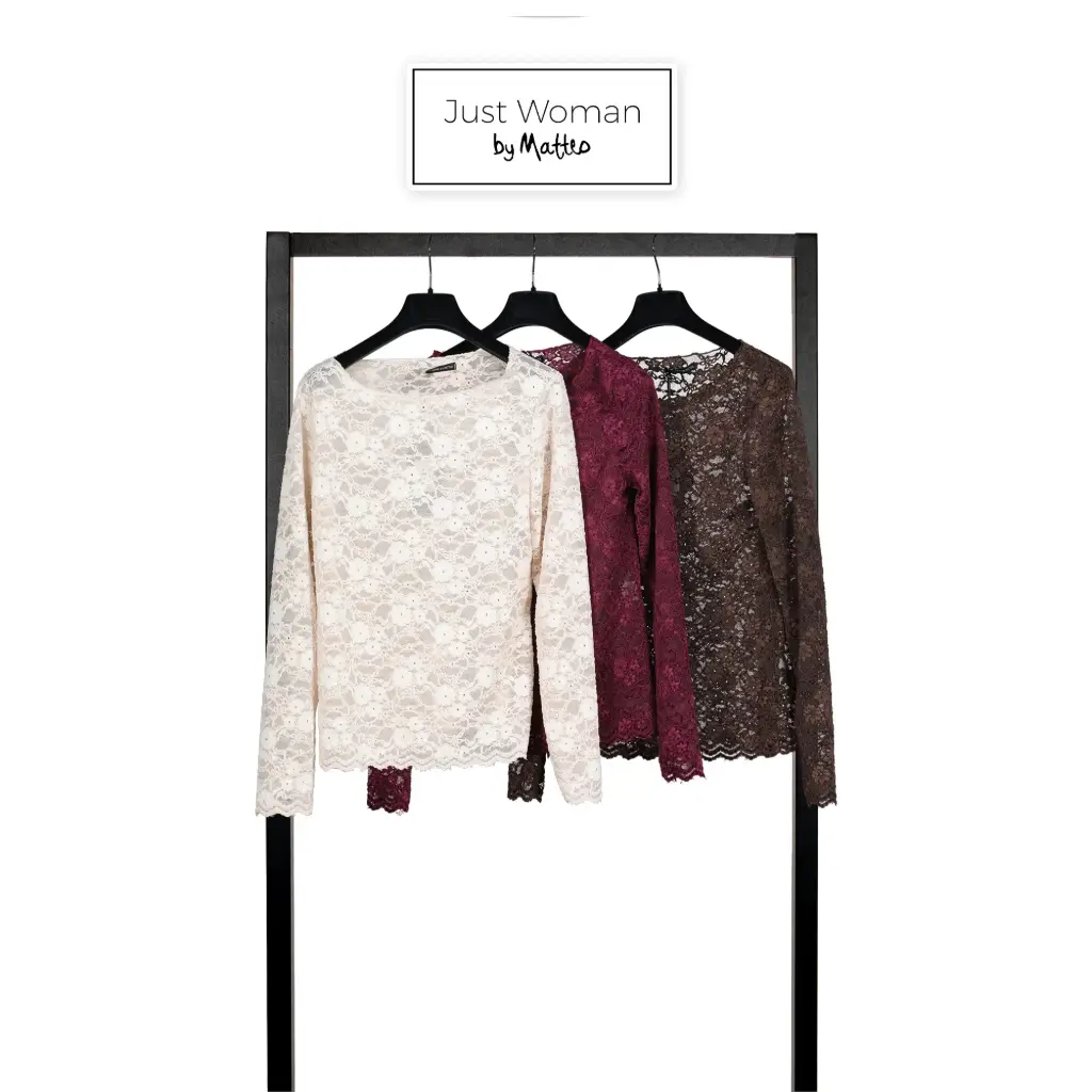 Just Woman by Matteo kira blouse burgundy